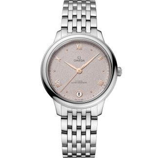 Omega De Ville Prestige 34 mm, acier sur acier 434.10.34.20.02.002