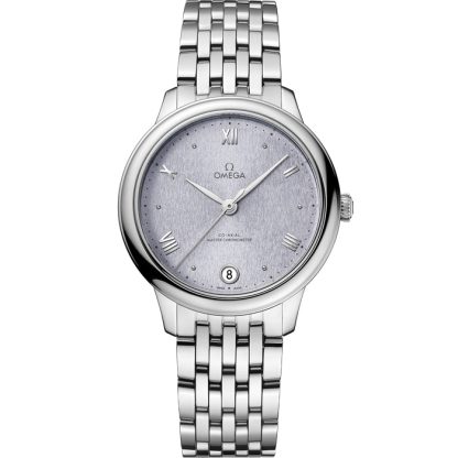 Omega De Ville Prestige 34 mm, acier sur acier 434.10.34.20.03.001