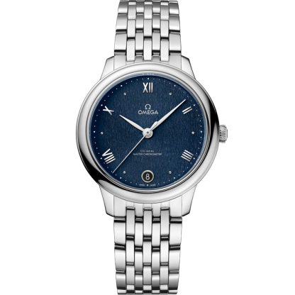 Omega De Ville Prestige 34 mm, acier sur acier 434.10.34.20.03.002
