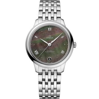 Omega De Ville Prestige 34 mm, acier sur acier 434.10.34.20.07.001