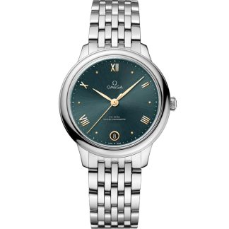 Omega De Ville Prestige 34 mm, acier sur acier 434.10.34.20.10.001