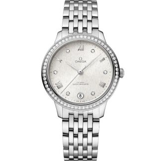 Omega De Ville Prestige 34 mm, acier sur acier 434.15.34.20.52.001