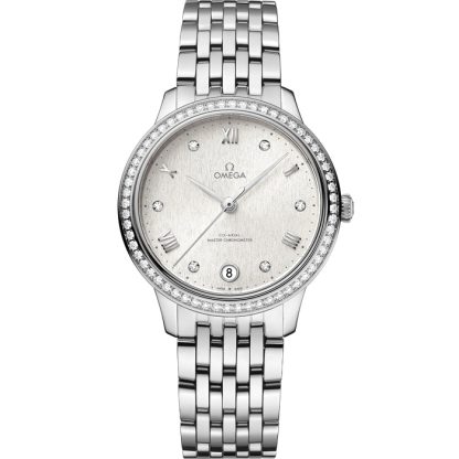 Omega De Ville Prestige 34 mm, acier sur acier 434.15.34.20.52.001