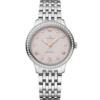 Omega De Ville Prestige 34 mm, acier sur acier 434.15.34.20.52.002