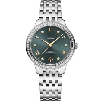 Omega De Ville Prestige 34 mm, acier sur acier 434.15.34.20.60.001