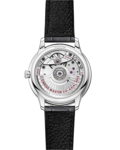 Omega De Ville Prestige 34 mm, acier sur bracelet en cuir 434.13.34.20.57.001 – Image 2