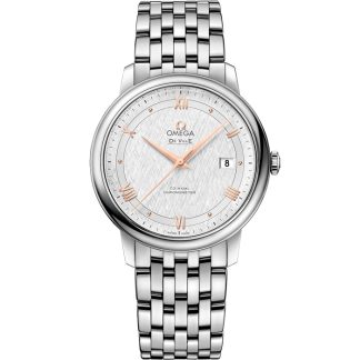 Omega De Ville Prestige 39,5 mm, acier sur acier 424.10.40.20.02.004