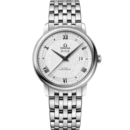 Omega De Ville Prestige 39,5 mm, acier sur acier 424.10.40.20.02.005