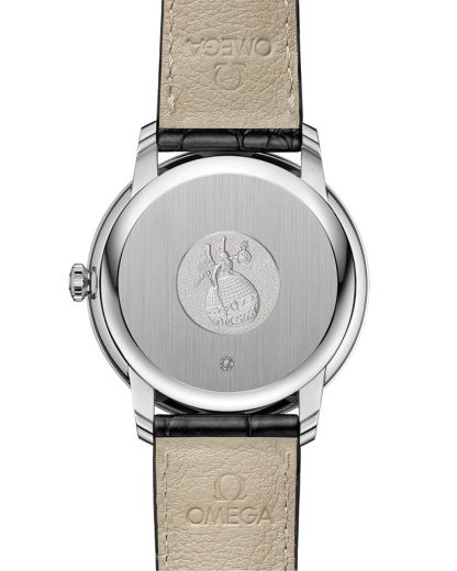 Omega De Ville Prestige 39,5 mm, acier sur bracelet en cuir 424.13.40.20.01.002 – Image 2