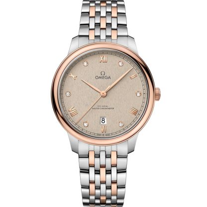 Omega De Ville Prestige 40 mm, acier - or « Sedna™ » sur acier - or « Sedna™ » 434.20.40.20.59.001