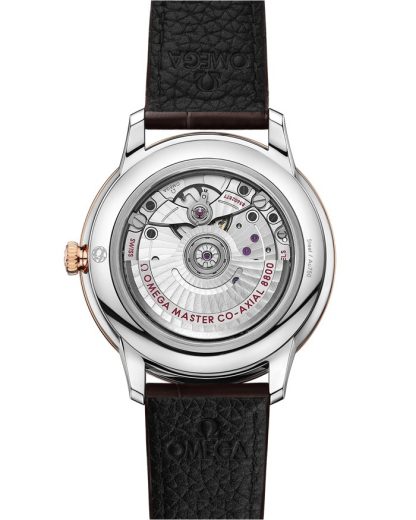 Omega De Ville Prestige 40 mm, acier - or « Sedna™ » sur bracelet en cuir 434.23.40.20.59.001 – Image 2