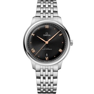 Omega De Ville Prestige 40 mm, acier sur acier 434.10.40.20.01.001