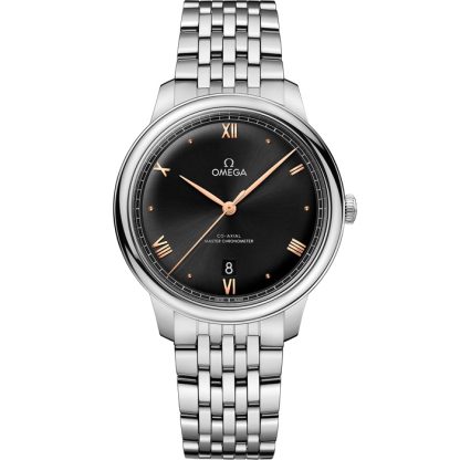 Omega De Ville Prestige 40 mm, acier sur acier 434.10.40.20.01.001