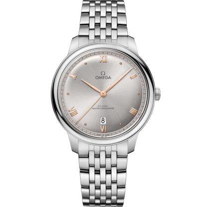Omega De Ville Prestige 40 mm, acier sur acier 434.10.40.20.06.001