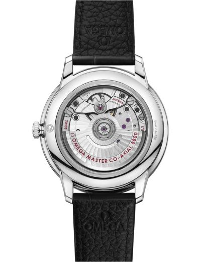 Omega De Ville Prestige 40 mm, acier sur bracelet en cuir 434.13.40.20.01.001 – Image 2
