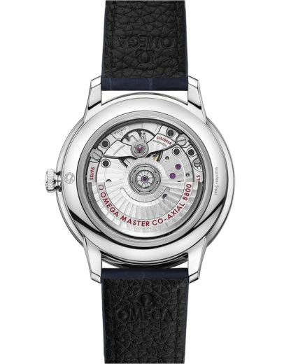 Omega De Ville Prestige 40 mm, acier sur bracelet en cuir 434.13.40.20.03.001 – Image 2