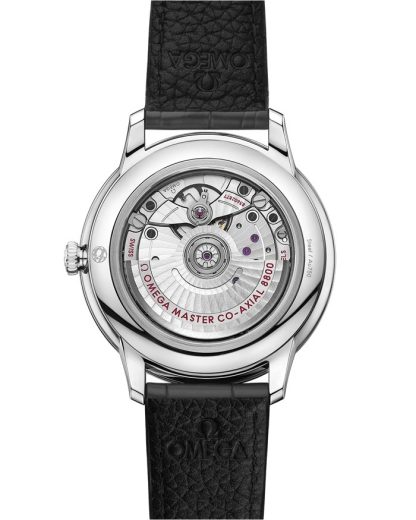 Omega De Ville Prestige 40 mm, acier sur bracelet en cuir 434.13.40.20.06.001 – Image 2