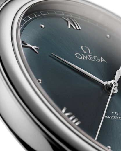 Omega De Ville Prestige 40 mm, acier sur bracelet en cuir 434.13.40.20.10.001 – Image 3