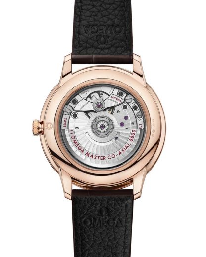 Omega De Ville Prestige 40 mm, or Sedna™ sur bracelet en cuir 434.53.40.20.02.001 – Image 2