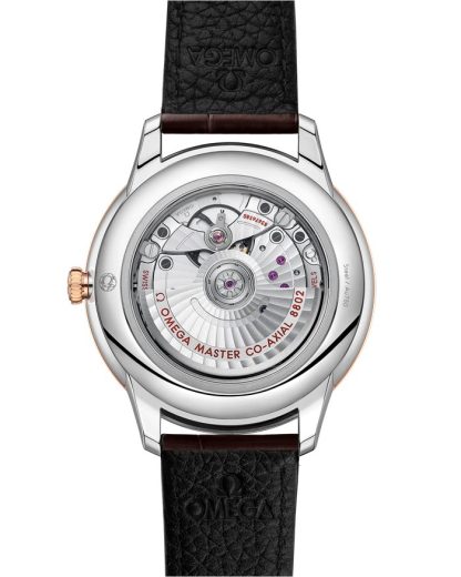 Omega De Ville Prestige 41 mm, acier - or « Sedna™ » sur bracelet en cuir 434.23.41.20.02.001 – Image 2