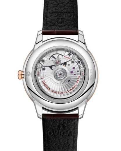 Omega De Ville Prestige 41 mm, acier - or « Sedna™ » sur bracelet en cuir 434.23.41.21.09.001 – Image 2