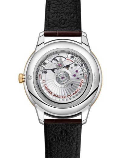 Omega De Ville Prestige 41 mm, acier - or jaune sur bracelet en cuir 434.23.41.20.08.001 – Image 2