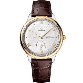Omega De Ville Prestige 41 mm, acier - or jaune sur bracelet en cuir 434.23.41.21.02.001