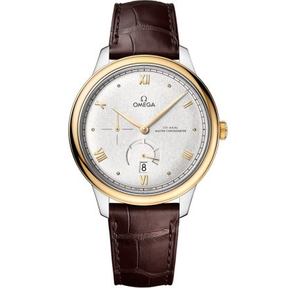 Omega De Ville Prestige 41 mm, acier - or jaune sur bracelet en cuir 434.23.41.21.02.001