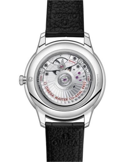 Omega De Ville Prestige 41 mm, acier sur bracelet en cuir 434.13.41.20.02.001 – Image 2