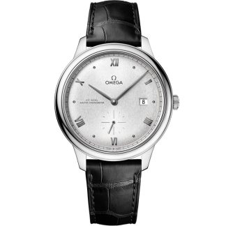 Omega De Ville Prestige 41 mm, acier sur bracelet en cuir 434.13.41.20.02.001