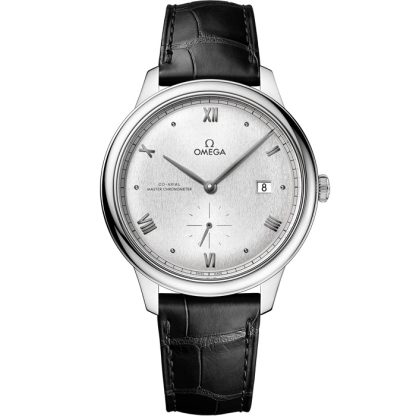 Omega De Ville Prestige 41 mm, acier sur bracelet en cuir 434.13.41.20.02.001