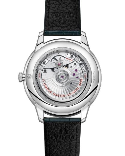 Omega De Ville Prestige 41 mm, acier sur bracelet en cuir 434.13.41.20.10.001 – Image 2