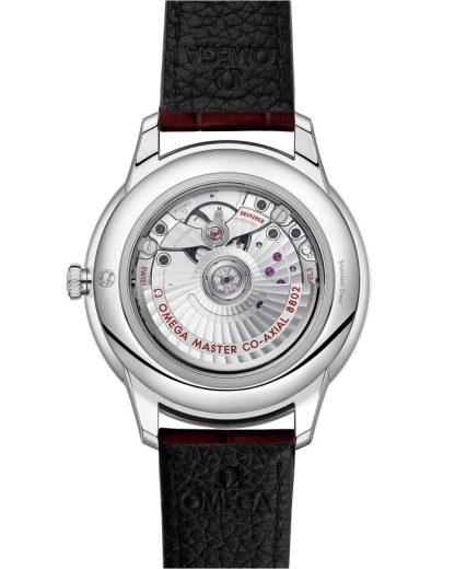 Omega De Ville Prestige 41 mm, acier sur bracelet en cuir 434.13.41.20.11.001 – Image 2