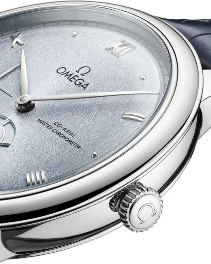 Omega De Ville Prestige 41 mm, acier sur bracelet en cuir 434.13.41.21.03.001 – Image 3
