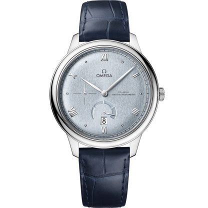 Omega De Ville Prestige 41 mm, acier sur bracelet en cuir 434.13.41.21.03.001