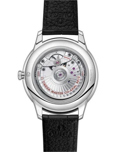 Omega De Ville Prestige 41 mm, acier sur bracelet en cuir 434.13.41.21.10.001 – Image 2