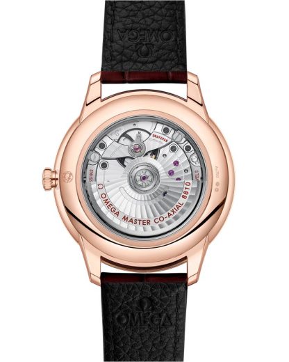 Omega De Ville Prestige 41 mm, or Sedna™ sur bracelet en cuir 434.53.41.21.02.001 – Image 2