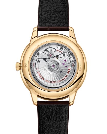 Omega De Ville Prestige 41 mm, or jaune sur bracelet en cuir 434.53.41.20.02.001 – Image 2