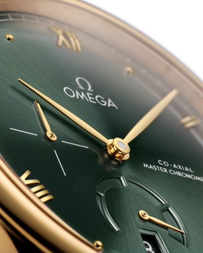 Omega De Ville Prestige 41 mm, or jaune sur bracelet en cuir 434.53.41.21.10.001 – Image 3
