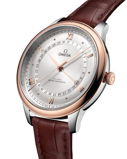 Omega De Ville Prestige 42 mm, acier - or « Sedna™ » sur alligator 434.23.42.22.02.001 – Image 3