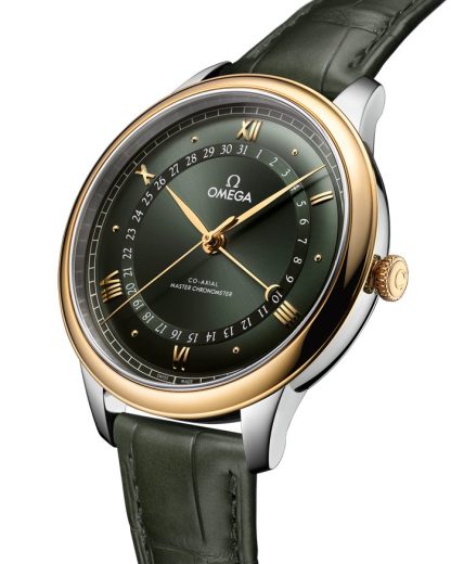 Omega De Ville Prestige 42 mm, acier - or jaune sur alligator 434.23.42.22.10.001 – Image 3