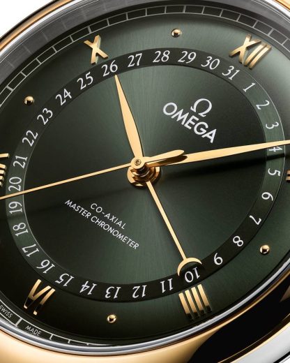 Omega De Ville Prestige 42 mm, acier - or jaune sur alligator 434.23.42.22.10.001 – Image 4