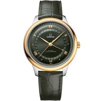 Omega De Ville Prestige 42 mm, acier - or jaune sur alligator 434.23.42.22.10.001