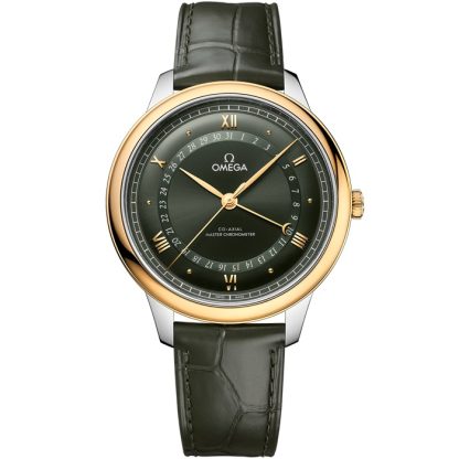 Omega De Ville Prestige 42 mm, acier - or jaune sur alligator 434.23.42.22.10.001