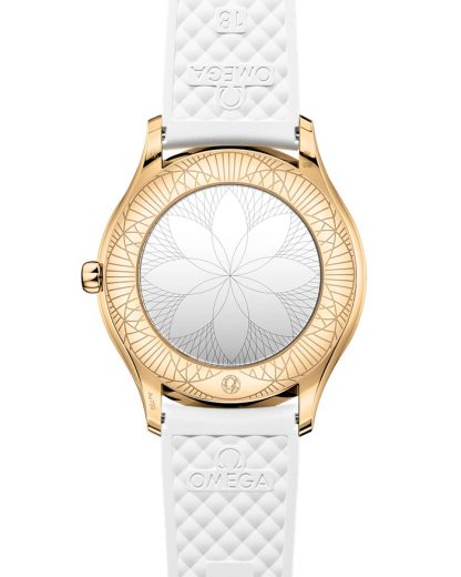 Omega De Ville Trésor 36 mm, or Moonshine™ sur bracelet caoutchouc 428.57.36.60.04.001 – Image 2