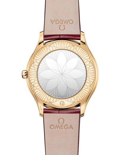 Omega De Ville Trésor 36 mm, or Moonshine™ sur bracelet en cuir 428.58.36.60.11.001 – Image 2