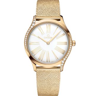 Omega De Ville Trésor 36 mm, or Moonshine™ sur or Moonshine™ 428.55.36.60.04.001