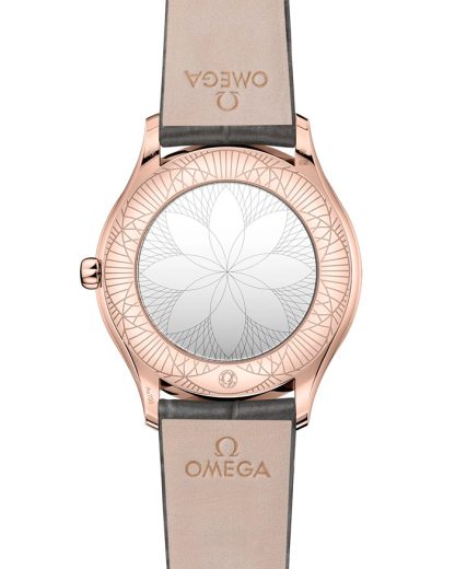 Omega De Ville Trésor 36 mm, or Sedna™ sur bracelet en cuir 428.58.36.60.02.001 – Image 2