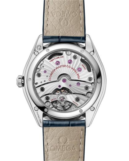 Omega De Ville Trésor 40 mm, acier sur bracelet en cuir 435.13.40.21.03.002 – Image 2