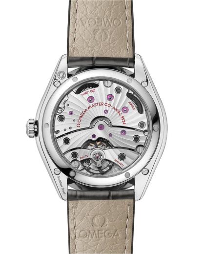 Omega De Ville Trésor 40 mm, acier sur bracelet en cuir 435.13.40.22.06.001 – Image 2